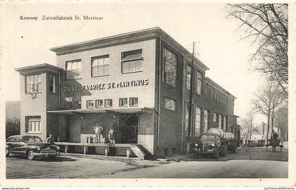 BELGIQUE - Kinrooy - Zuitvelfabriek St Martinus - Laiterie - Métier - Transport -  Rue - Animé -  Carte postale ancienne