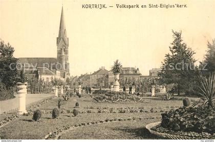 43501519 Kortrijk West-Vlaanderen Volkspark en Sint Eligius Kerk Kortrijk West-V