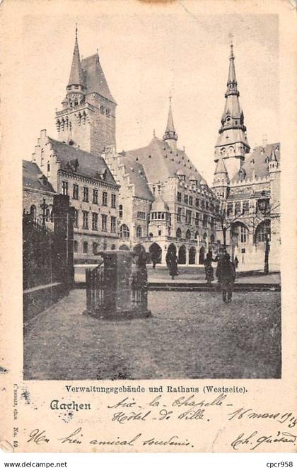 BELGIQUE - SAN49652 - Aachen - Verwaltungsgebäude und Rathaus (Westseite)