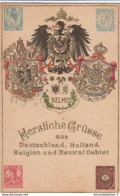 Kelmis - Herzliche Grüsse aus Deutschland, Holland, Belgien und Neutral Gebiet