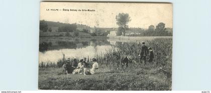 Belgique - Belgium - Brabant Wallon - La Hulpe - Etang Solvay du Gris Moulin - état