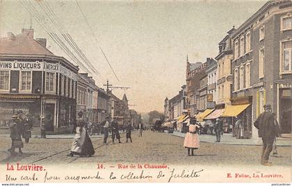 Belgique - LA LOUVIÈRE (Hainaut) Rue de la Chaussée - Vins & Liqueurs A. Mercxx