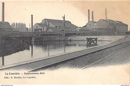 LA LOUVIÈRE (Hainaut) Établissements Boël