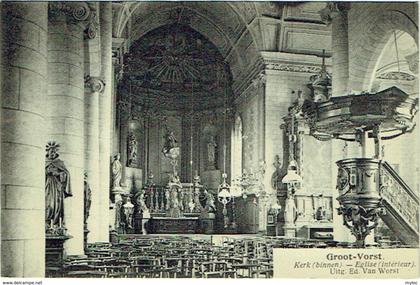 Groot Vorst (Kempen). Kerk (binnen). Eglise (intérieur)