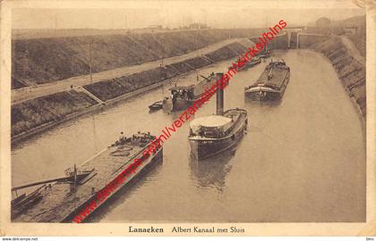 Albert Kanaal met sluis - Lanaken