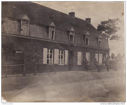 Photo 1915 secteur LANGEMARK-POELKAPELLE - Quartier allemand, Fussartillerie (A139, ww1)