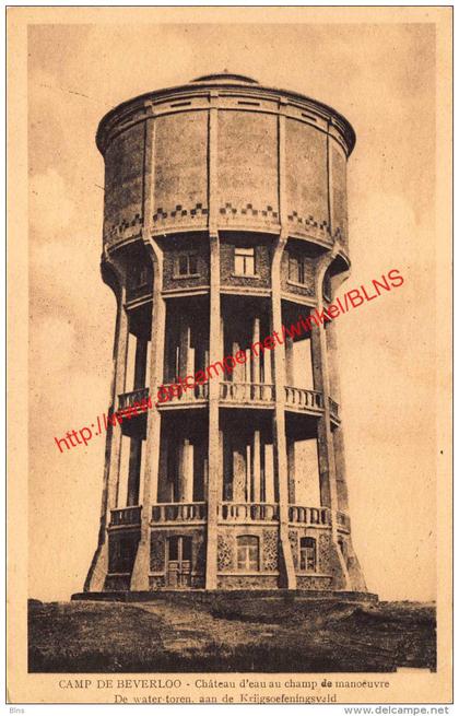 De Watertoren aan de Krijgsoefeningveld - château d'eau - Kamp van Beverloo - Leopoldsburg (Kamp van Beverloo)