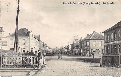 Leopoldsburg - Camp de Beverloo - Rue Royale.