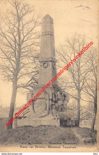 Monument Tacambaro - Leopoldsburg (Kamp van Beverloo)