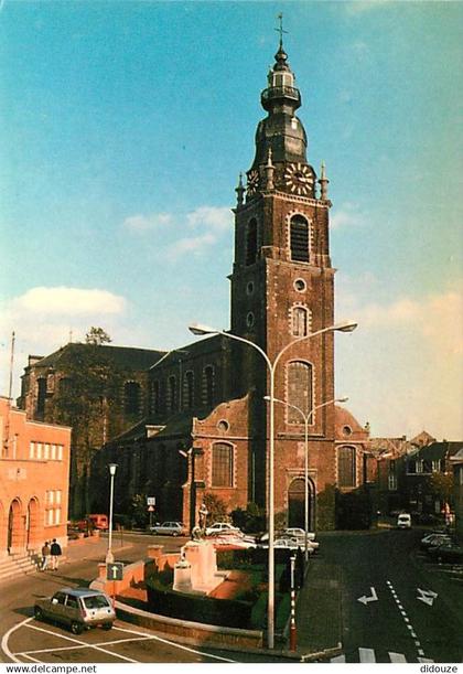 Belgique - Leuze en Hainaut - Collégiale Saint-Pierre - Automobiles - Carte Neuve - CPM - Voir Scans Recto-Verso