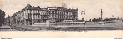 LIÈGE - Les Terrasses de l'Avenue Rogier - CARTE DOUBLE