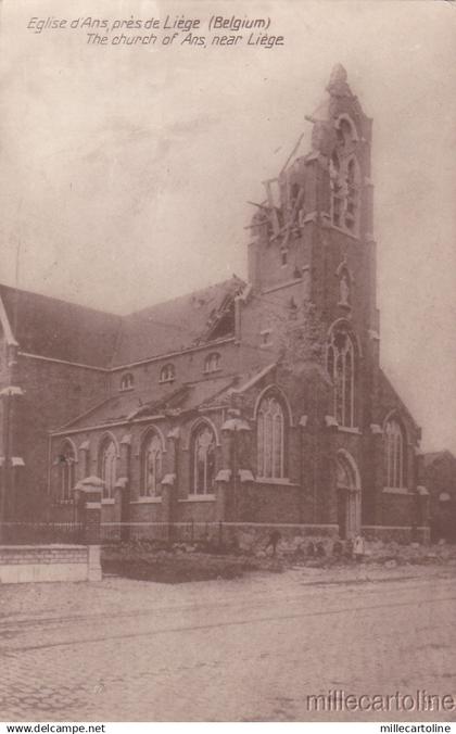 * BELGIUM - Liege - Damaged Church of Ans