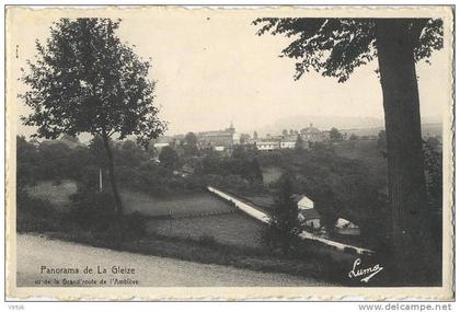 La Gleize : vu de la grand'route de l'amblève  ( ecrit 1947 avec timbre )