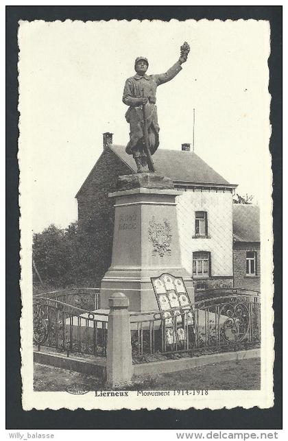 CPA - LIERNEUX - Monument 1914-1918  //