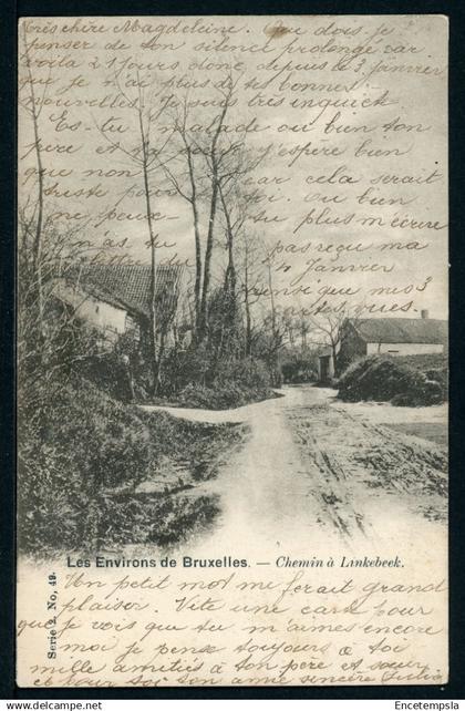 Carte Postale - Belgique - Les Environs de Bruxelles - Chemin de Linkebeek (CP25813OK)