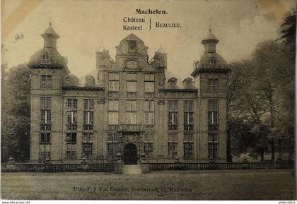 Machelen // Chateau - Kasteel Beaulieu 1920 uitg P. J. Van Damme