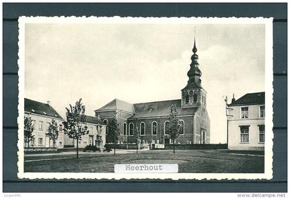 MEERHOUT: De Kerk, niet gelopen postkaart (Uitg John Prevot) (GA19489)