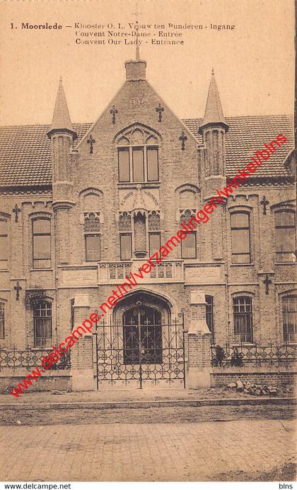 Klooster O.L.V. ten Bunderen - Ingang - Moorslede