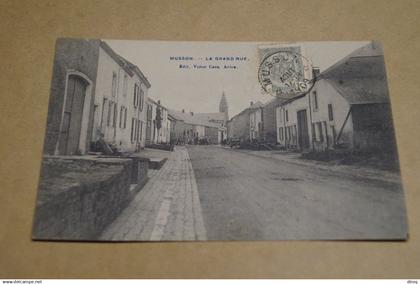 Musson,1909, la Grand'Rue ,à voyagé,Belle carte ancienne pour collection