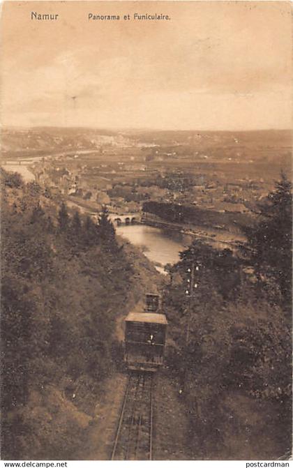 Belgique - NAMUR - Panorama et Funiculaire - Ed. Nels Série Namur 37