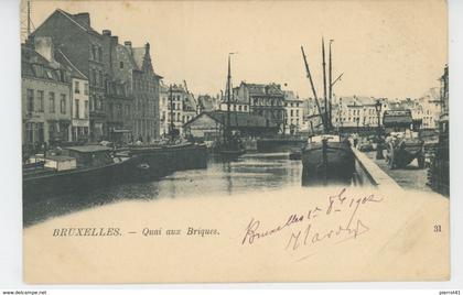 BELGIQUE - BRUXELLES - Quai aux Briques