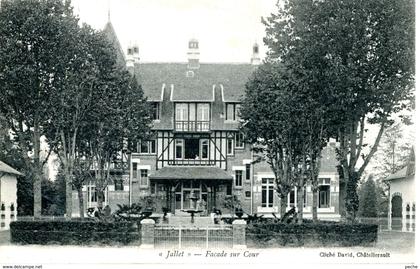 N°1424 R -cpa Ohey "jallet" -façade sur cour