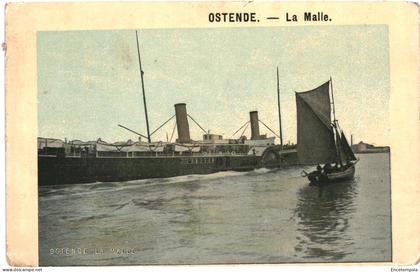 CPA Carte Postale Belgique Ostende La Malle  VM75876