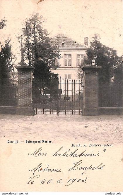 ab10020 - BELGIUM - Carte Postal Ancienne VINTAGE  POSTCARD - Deerlijk - 1903