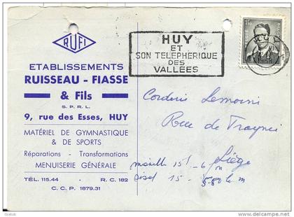 PK  Hoei - Huy - briefkaart pub. Ets. Ruisseau - Fiasse