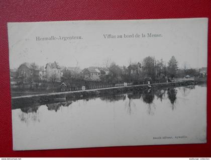 Hermalle s/Argenteau :Villas au bord de la Meuse (H2958)