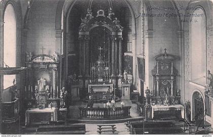 Oupeye - HERMALLE sous ARGENTEAU - interieur de l'église St Lambert - 1908