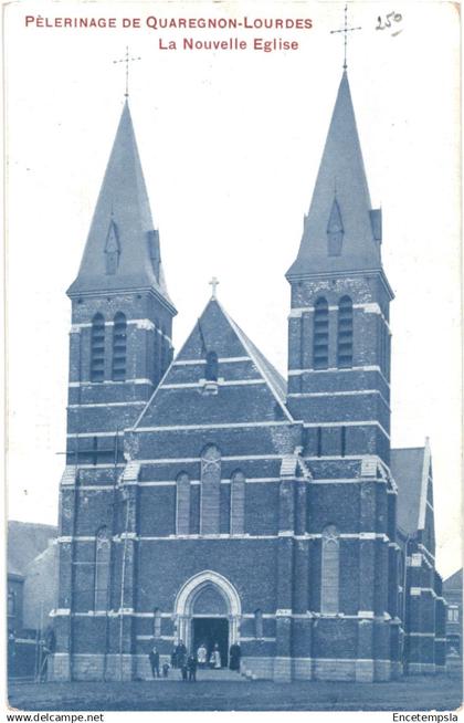 CPA Carte postale Belgique Quaregnon - Lourdes la nouvelle église  VM89396