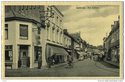 Quiévrain :  Rue debast  (  Citroën  2CV )