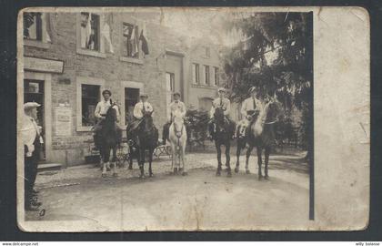 +++ Photo Carte - Foto Kaart - RAEREN ? - Hommes à cheval  //