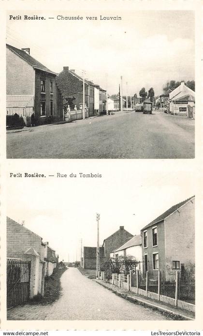 BELGIQUE - Ramillies - Geest Gerdmont Petit Rosière - Chaussée vers Louvain - Rue du Tombois - Carte Postale