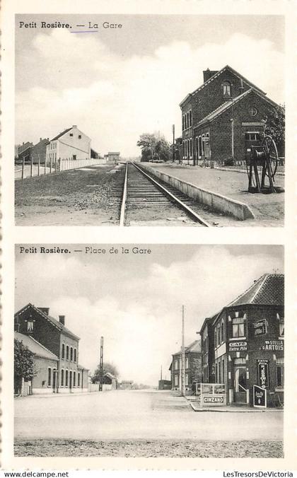 BELGIQUE - Ramillies - Geest Gerdmont Petit Rosière - La Gare - Place de la Gare - Carte Postale