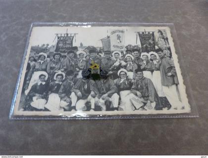 Carte photo Ramillies Autre Eglise Societe folklorique Les Blouws Saurots