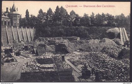 +++ CPA - QUENAST - Rebecq - Bureaux des Carrières   //