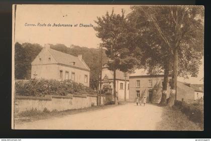 CANNE  ROUTE DE NEDERCANNE ET CHAPELLE    2 SCANS