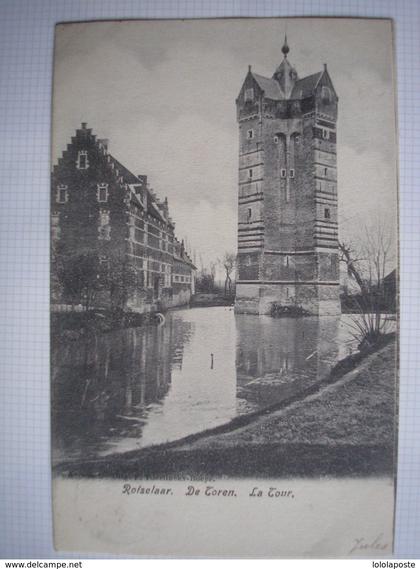 BELGIQUE - CPA - ROTSELAAR - La Tour- Belle carte précurseur