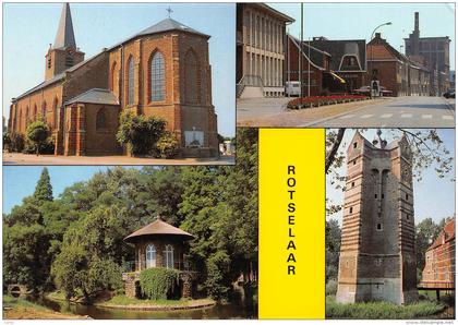 CPM - ROTSELAAR - Kerk, gemeentehuis, prieeltje ingang