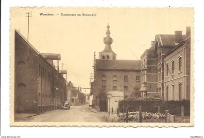 Werchter - Dorpstraat en brouwerij.