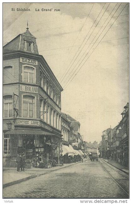 Saint-Ghislain :   La grand'rue