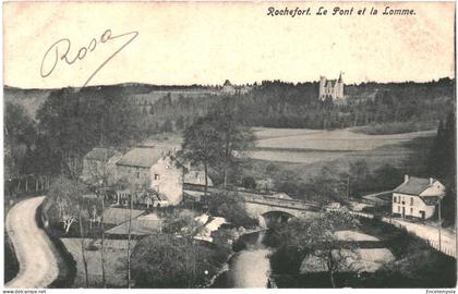 CPA Carte postale Belgique Rochefort Pont et la Lomme  VM80682