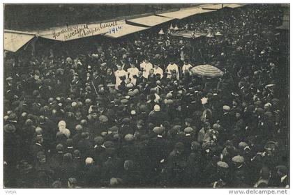 Scherpenheuvel :   Kaarskenprocessie 1914    (  gescheven   met zegel )