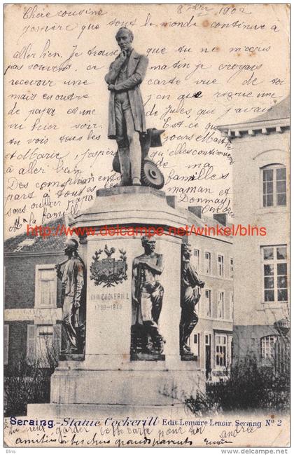 1902 Statue Cockerill - Seraing