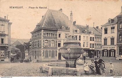 Belgique - STAVELOT (Liège) Place du marché