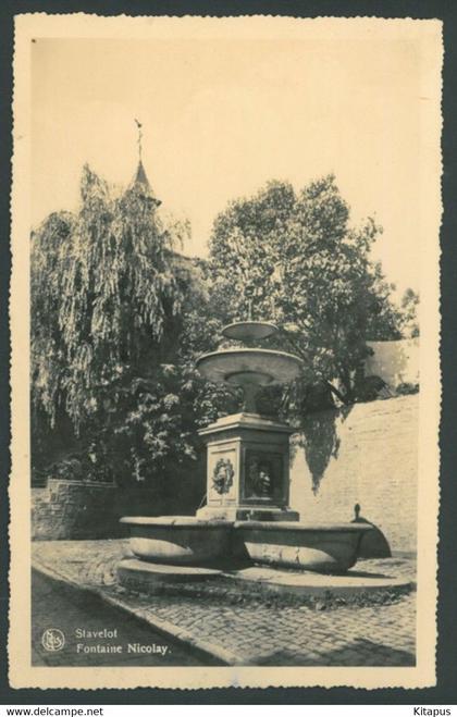 STAVELOT vintage postcard Belgium