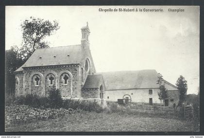 1,1 +++ CPA - Tenneville - CHAMPLON - Chapelle de St Hubert à la Converserie //