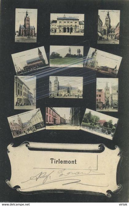 Tienen - Tirlemont   (  1908 met zegel )